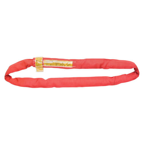 Polyester Round Sling, Red, 3" W x 10' L, 14000 lbs. Vertical Load Auto Electric Service Ltd.