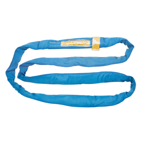 Polyester Round Sling, Blue, 4" W x 6' L, 23000 lbs. Vertical Load Auto Electric Service Ltd.