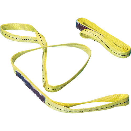 Nylon Sling, Double Ply, Double Eye, Type 3, 1" W x 6' L, 1000 lbs. Vertical Load Limit Auto Electric Service Ltd.