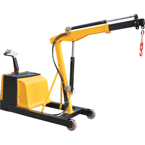 Electric Powered Floor Crane, 8.8' Lift, 1500 lbs. (0.75 tons), 44-1/4" Arm, 62-1/4" H Auto Electric Service Ltd.