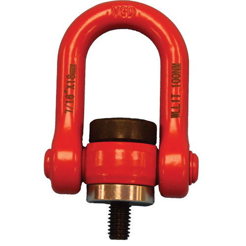 Anneau de levage pivotant VQ pour palan, M8, Longueur du filetage 12 mm, Acier alli&eacute; Auto Electric Service Ltd.