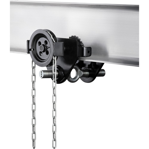 HTG Geared Clevis Trolley, 4409 lbs. (2 tons) Capacity, 2-39/64" - 8-43/64" Auto Electric Service Ltd.