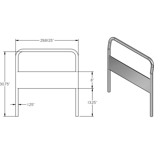 30" Chrome Handle for Platform Truck Auto Electric Service Ltd.
