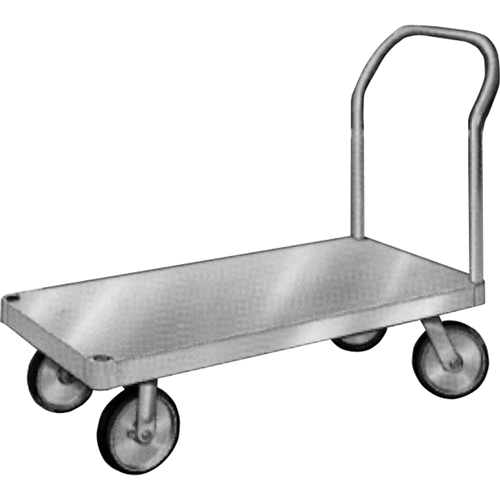 Aluminum Platform Truck, 24" W x 36" L, 2000 lbs. Cap., Rubber Wheels Auto Electric Service Ltd.