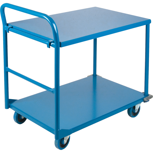 Shelf & Platform Truck, Steel, 24" W x 36" D x 40" H, 1300 lbs. Platform Capacity Auto Electric Service Ltd.