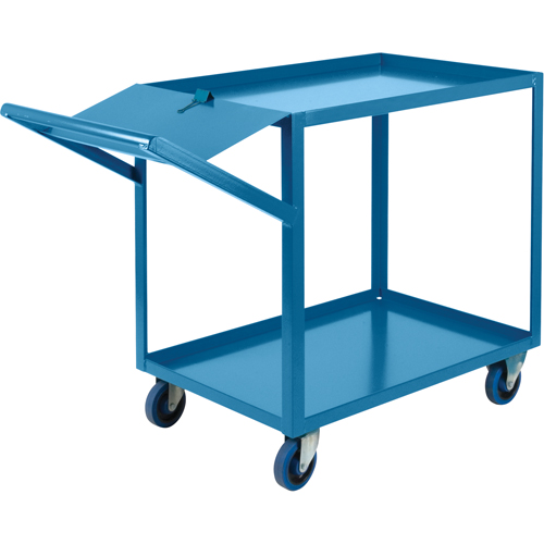 Order Picking Carts, 36" H x 24" W x 64" D, 2 Shelves, 1200 lbs. Capacity Auto Electric Service Ltd.