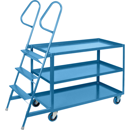 Stock Picking Carts, Steel, 24" W x 64" D, 3 Shelves, 1200 lbs. Capacity Auto Electric Service Ltd.