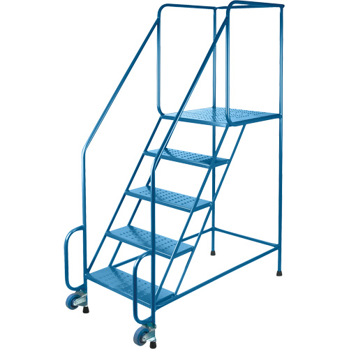 Tilt-N-Roll Ladders, Steel, 5 Steps, 22" Wide, 24" D x 47" H Top Step Auto Electric Service Ltd.