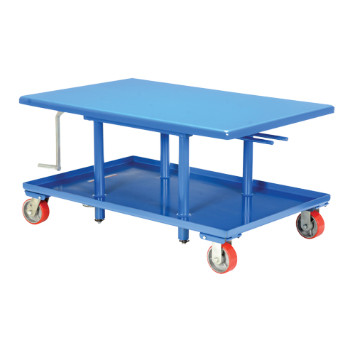 Table &eacute;l&eacute;vatrice &agrave; montant, 42" lo x 30" la, Acier, Capacit&eacute; 2000 lb Auto Electric Service Ltd.