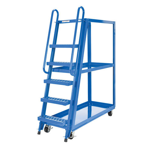 Stock Picking Cart, Steel, 21-7/8" W x 56-1/8" D, 3 Shelves, 1000 lbs. Capacity Auto Electric Service Ltd.