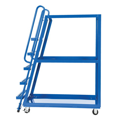 Stock Picking Cart, Steel, 21-7/8" W x 56-1/8" D, 3 Shelves, 1000 lbs. Capacity Auto Electric Service Ltd.