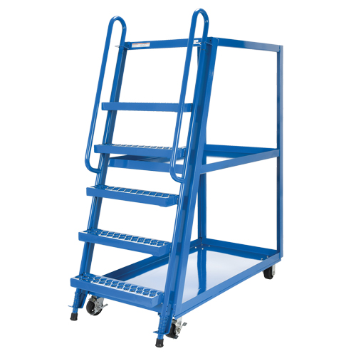 Chariot &agrave; cueillette, Acier, 27-7/8" la x 56-1/8" p, 3 tablettes, Capacit&eacute; 1000 lb Auto Electric Service Ltd.