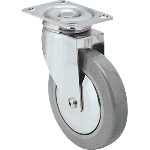 Roulette, Pivotant avec frein, 3" (76 mm), Polyur&eacute;thane, 250 lb (113 kg) Auto Electric Service Ltd.