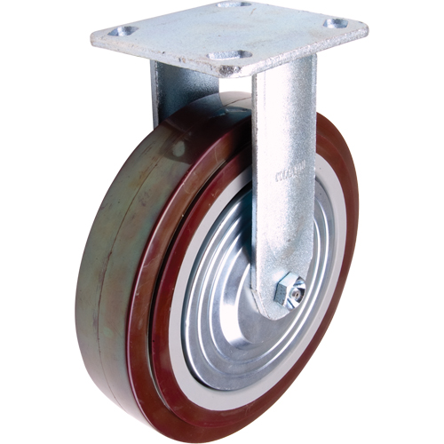 Roulette, Fixe, 8" (203,2 mm), Polyur&eacute;thane, 1000 lb (453,6 kg) Auto Electric Service Ltd.