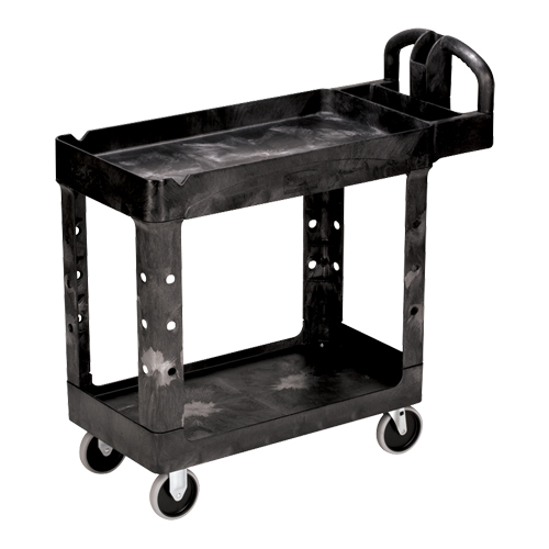 Chariot utilitaire robuste - 4500-88, 2 tiers, 17-1/8" x 33-1/4" x 39", Capacit&eacute; 500 lb Auto Electric Service Ltd.