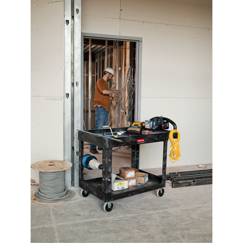 Chariot utilitaire robuste - 4500-88, 2 tiers, 17-1/8" x 33-1/4" x 39", Capacit&eacute; 500 lb Auto Electric Service Ltd.