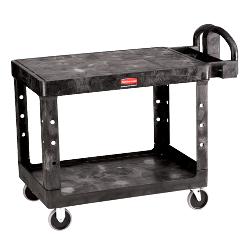 Chariot utilitaire robuste a/tablette plate - 4525-00, 2 tiers, 25-7/8" x 33-3/10" x 43-9/10", Capacit&eacute; 500 lb Auto Electric Service Ltd.
