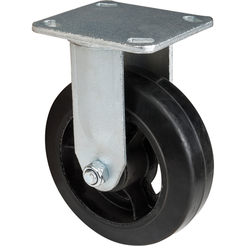 Mold-on Caster, Rigid, 6" (152.4 mm), Rubber, 550 lbs. (249 kg.) Auto Electric Service Ltd.