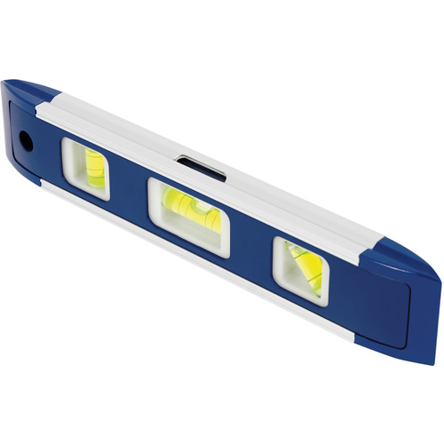 Torpedo Level, 9" L, Aluminum, 3 Vials, Magnetic Auto Electric Service Ltd.