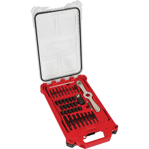 Jeu de tarauds & fili&egrave;res SAE PackOut avec poign&eacute;e 2-en-1 Hex-Lok, 38 Morcea Auto Electric Service Ltd.