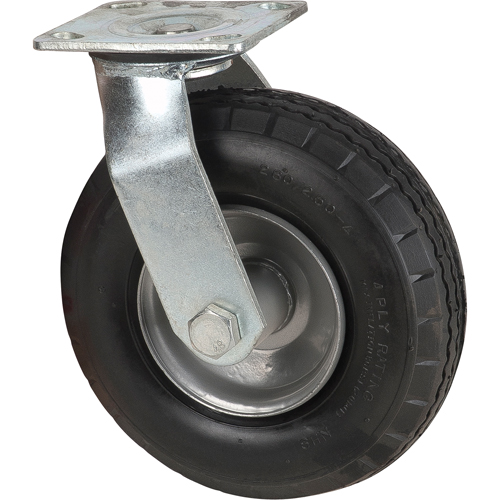 Roulettes pneumatiques, Pivotant, 8" (203,2 mm), Pneumatique, 350 lb (158,8 kg) Auto Electric Service Ltd.