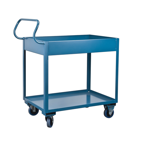 Deep Lipped Service Cart, 2 Tiers, 24" W x 47" H x 36" D, 1200 lbs. Capacity Auto Electric Service Ltd.