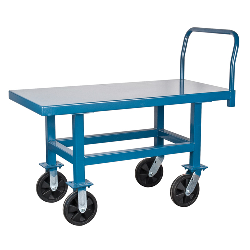 Elevated Platform Trucks, 60" L x 30" W, 1000 lbs. Capacity, Pneumatic Casters Auto Electric Service Ltd.