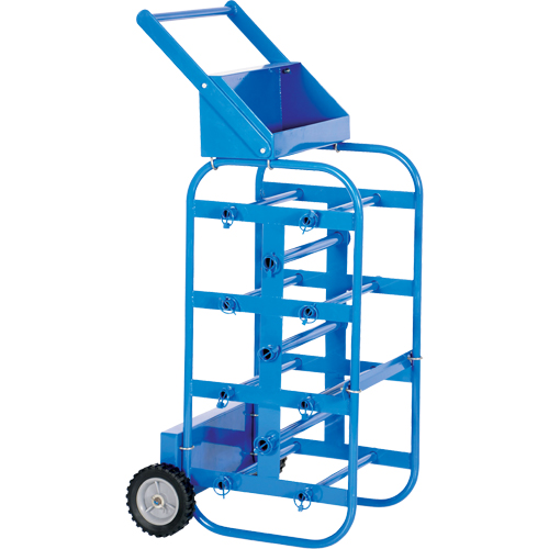 Chariot portatif pour mat&eacute;riaux bobin&eacute;s, Acier, 11 Montants, 19-1/2" la x 43-1/4" h x 17-1/2" p, Capacit&eacute; de 150 lb Auto Electric Service Ltd.