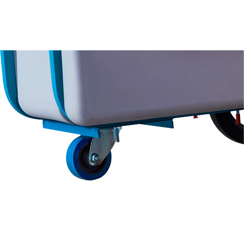 Chariot basculeur en acier, Poly&eacute;thyl&egrave;ne, 0,625 vg³, Capacit&eacute; de charge de 850 lb Auto Electric Service Ltd.