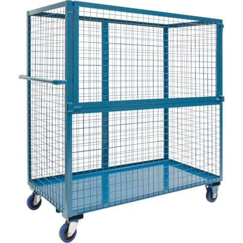 Wire Mesh Stock Truck, Steel, 24" x 55" x 36", 2400 lbs. Capacity Auto Electric Service Ltd.