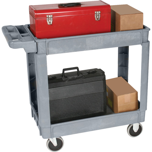 Chariot utilitaire de luxe, 2 tiers, 25" x 35-1/2" x 43,5"/43-1/2", Capacit&eacute; 550 lb Auto Electric Service Ltd.