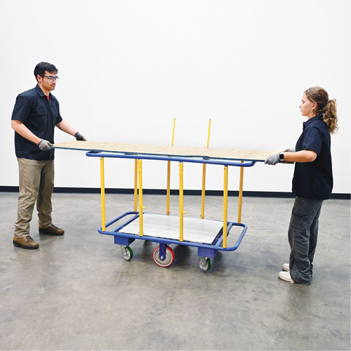 Chariot horizontal pour panneaux, 63-7/16" x 28-1/2" x 40-15/16", Capacit&eacute; 2000 lb Auto Electric Service Ltd.