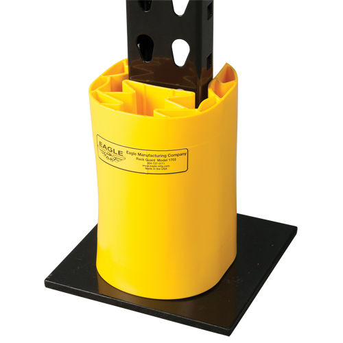Butoir en poly pour rayonnage, 5" la x 6" lo x 8" h, Jaune Auto Electric Service Ltd.