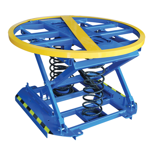 Spring-Operated Pallet Lifter, 43-5/8" L x 43-5/8" W, 4400 lbs. Cap. Auto Electric Service Ltd.
