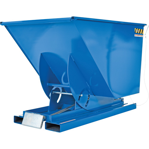 Conteneur autobasculeur, Acier, 1 vg³, Bleu Auto Electric Service Ltd.