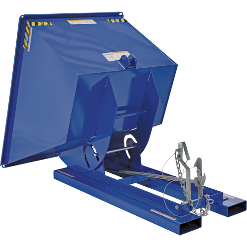 Conteneur autobasculeur, Acier, 1 vg³, Bleu Auto Electric Service Ltd.