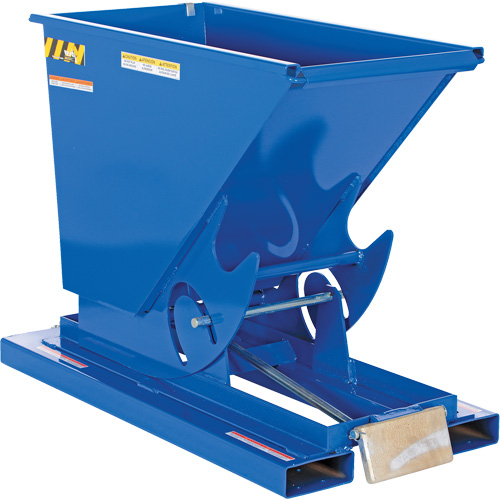 Self-Dumping Hopper, Steel, 1/3 cu.yd., Blue Auto Electric Service Ltd.