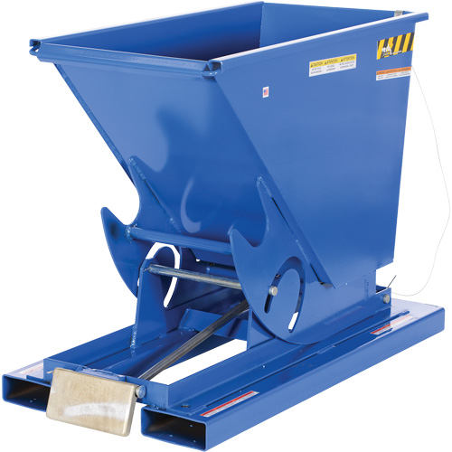 Self-Dumping Hopper, Steel, 1/3 cu.yd., Blue Auto Electric Service Ltd.