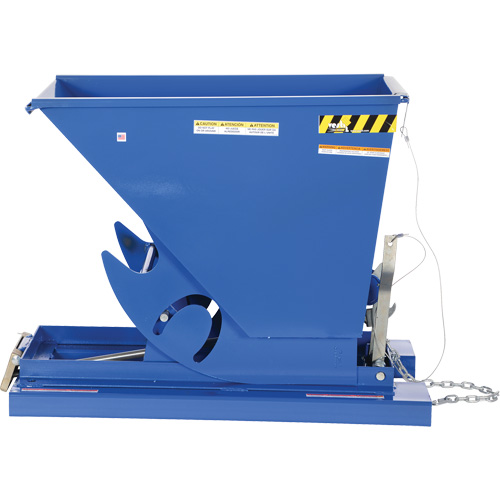 Self-Dumping Hopper, Steel, 1/3 cu.yd., Blue Auto Electric Service Ltd.