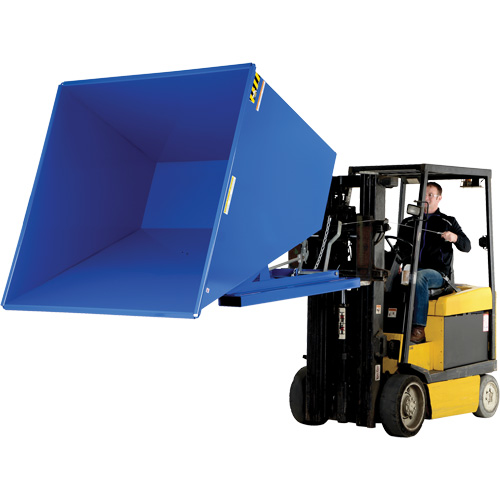 Conteneur autobasculeur, Acier, 2-1/2 vg³, Bleu Auto Electric Service Ltd.