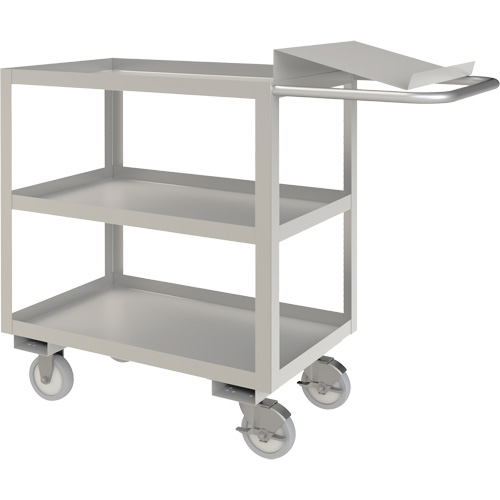 Industrial Grade Order Picking Cart, 39" H x 18-1/8" W x 45" D, 3 Shelves, 1200 lbs. Capacity Auto Electric Service Ltd.