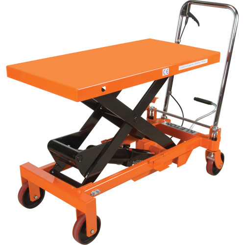 Table &eacute;l&eacute;vatrice &agrave; ciseaux hydraulique, 39-1/2" lo x 20" la, Acier, Capacit&eacute; 1650 lb Auto Electric Service Ltd.