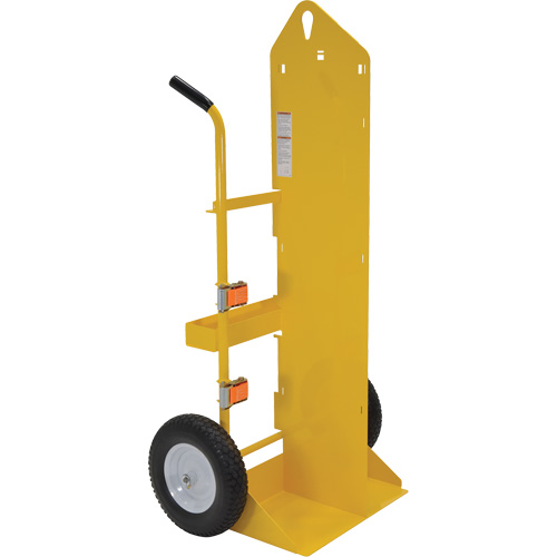 Chariot pour chalumeau et bouteille &agrave; gaz, Roues Rempli de mousse, Base de 23-13/16" la x 22-13/16" lo, 500 lb Auto Electric Service Ltd.