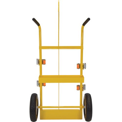 Chariot pour chalumeau et bouteille &agrave; gaz, Roues Rempli de mousse, Base de 23-13/16" la x 22-13/16" lo, 500 lb Auto Electric Service Ltd.