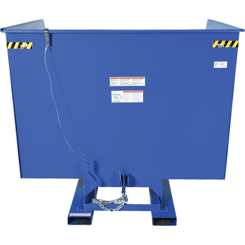 Conteneur autobasculeur, Acier, 4 vg³, Bleu Auto Electric Service Ltd.