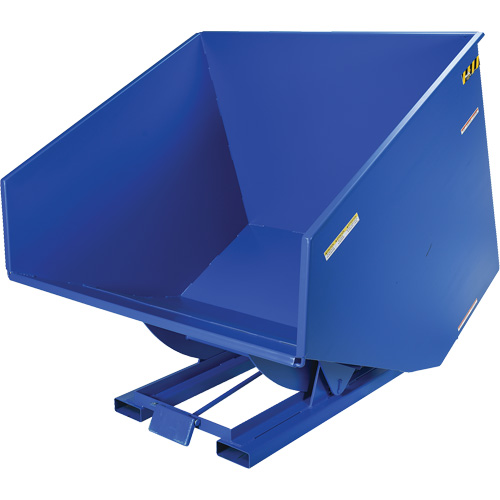 Conteneur autobasculeur, Acier, 4 vg³, Bleu Auto Electric Service Ltd.