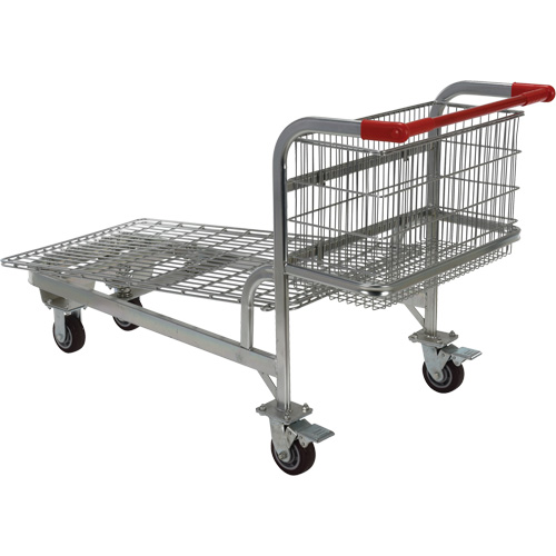Nestable Wire Cart, Steel, 28-3/4" x 37-1/16" x 59-5/8", 275 lbs. Capacity Auto Electric Service Ltd.