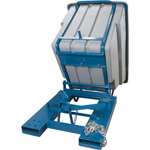 Self-Dumping Hopper, Polyethylene, 1-1/10 cu.yd, Grey Auto Electric Service Ltd.
