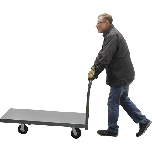 Platform Truck, 48" L x 24" W, 2000 lbs. Capacity, Rubber Casters Auto Electric Service Ltd.