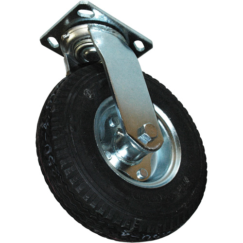 Roulette pneumatique pivotante pour chariot &agrave; plateforme Auto Electric Service Ltd.